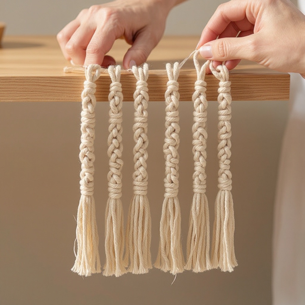 Step 3: Secure the loops to your flat surface using tape or clips.