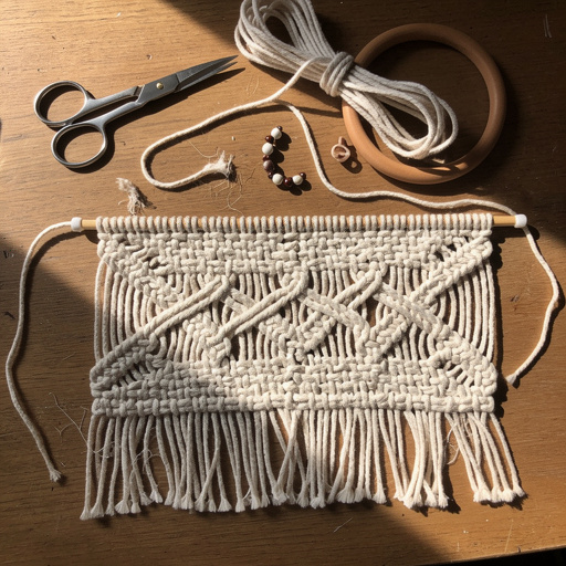 Multiple Macrame Knot Explorer crafts from above