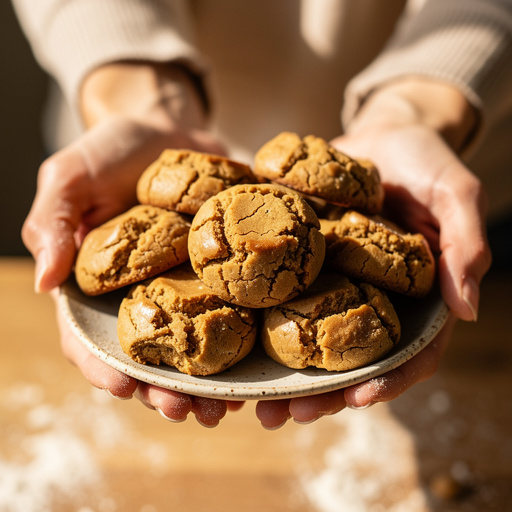 3-Ingredient Peanut Butter Delights held in hand