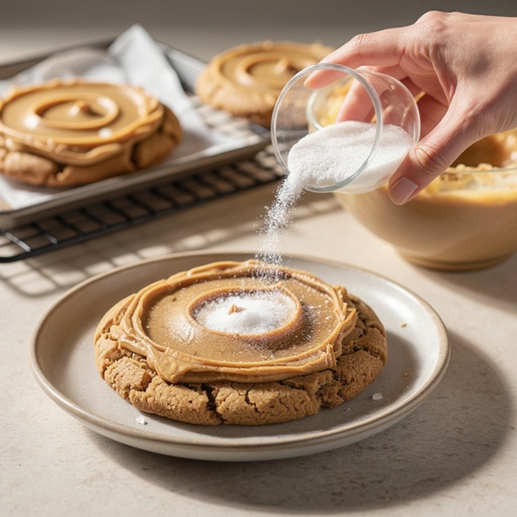 Step 2: In a medium bowl, combine the 1 cup of creamy peanut butter and 1 cup of granula