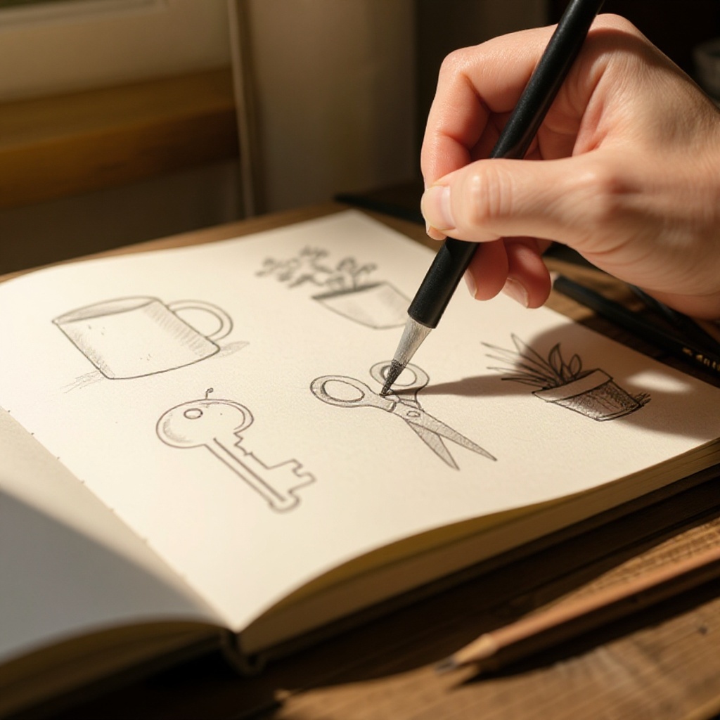 Step 11: Blend the shading gently with your finger or a blending stump for smoother trans