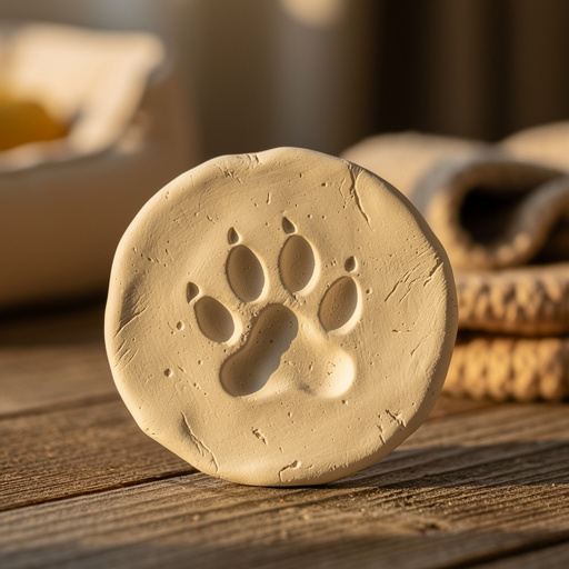 Air Dry Clay Pet Paw Prints