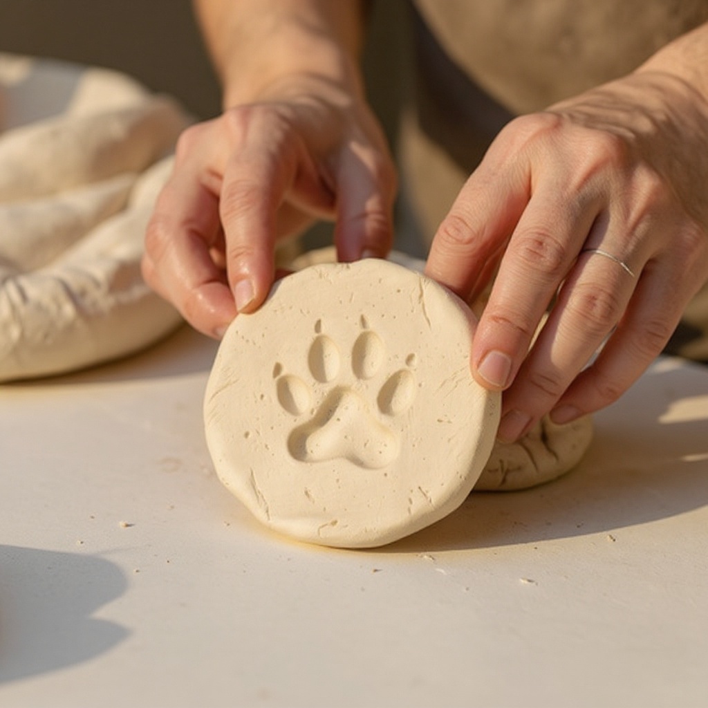 Step 1: Prepare your workspace by laying down a sheet of wax paper or parchment paper on