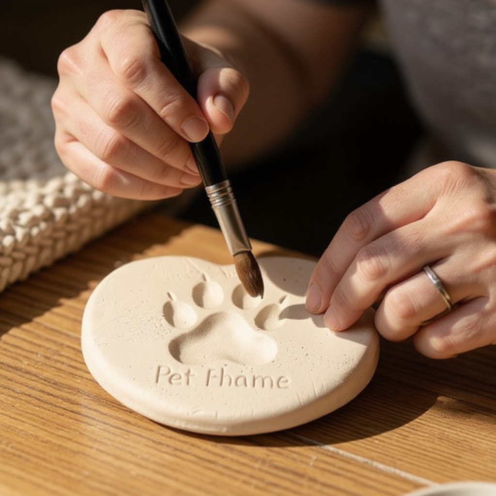 Step 9: Once the clay is completely dry and hard to the touch, you can begin the fun par