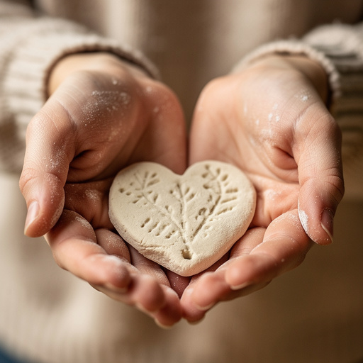 Easy Salt Dough Creations held in hand