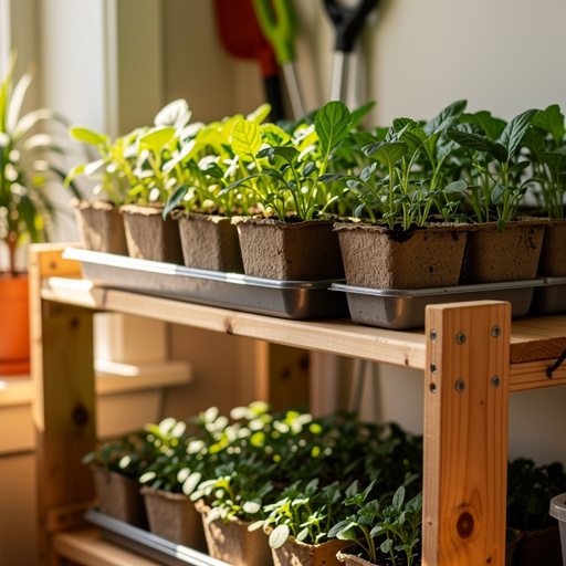 Indoor Seedling Station Setup