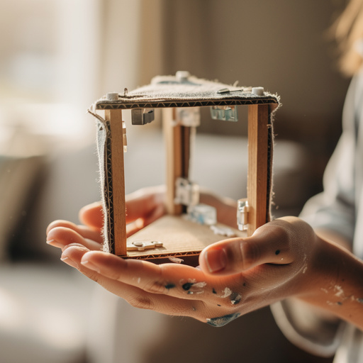 Cozy Corner Fort Frame held in hand