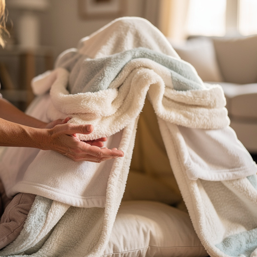 Cozy Cloud Blanket Fort held in hand