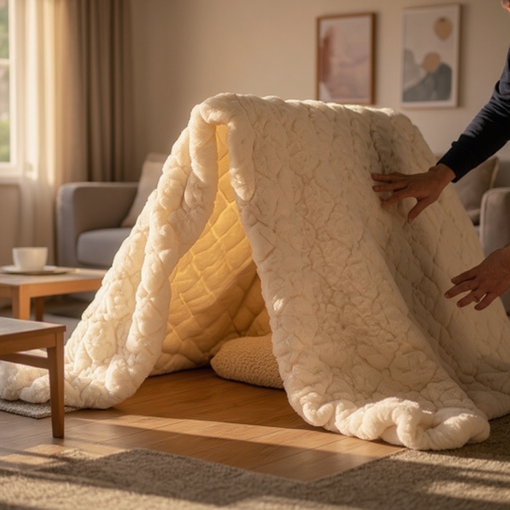 Step 2: Arrange your chairs and furniture to form the basic structure of your fort. Plac