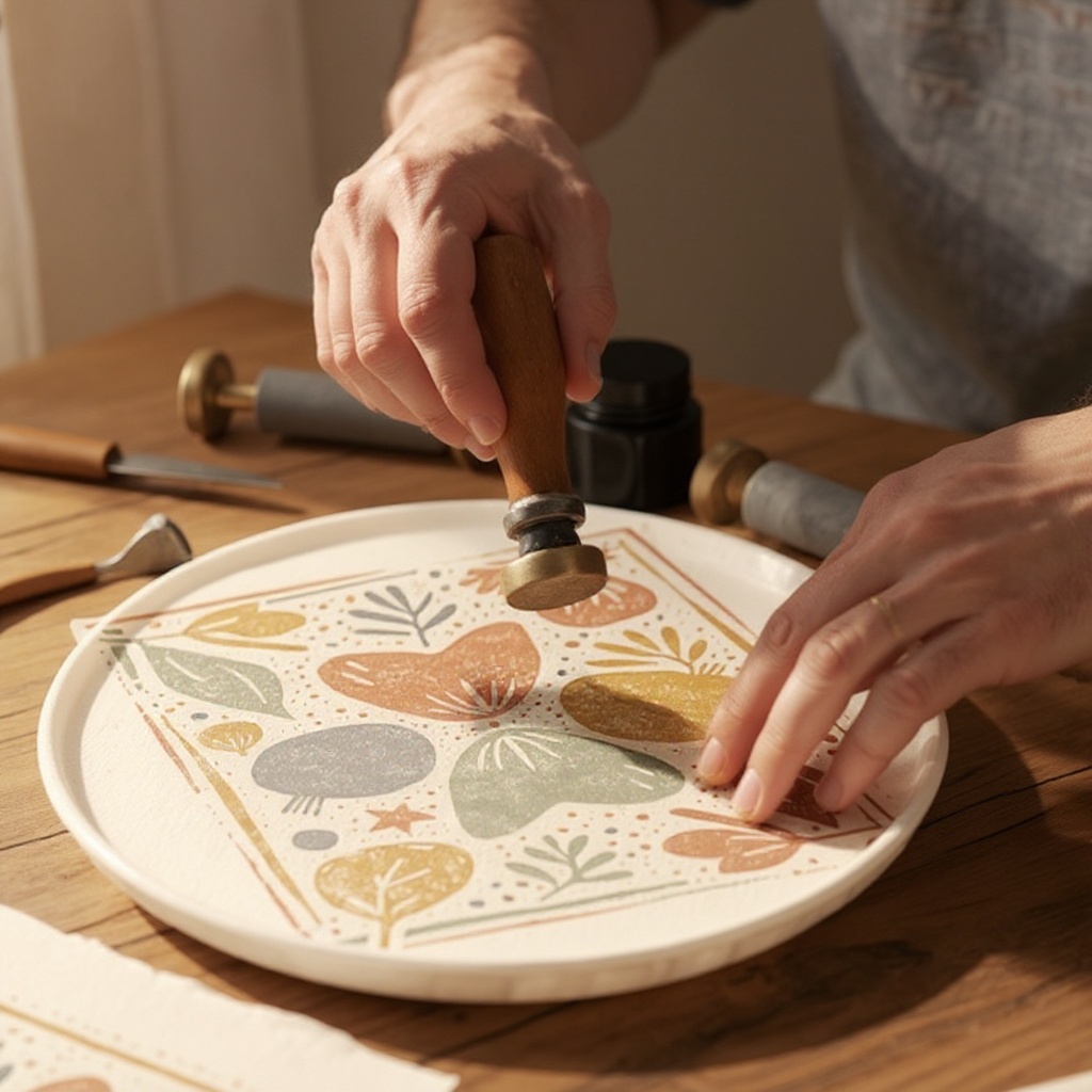 Step 8: Always carve away from yourself and keep your fingers clear of the cutting path.