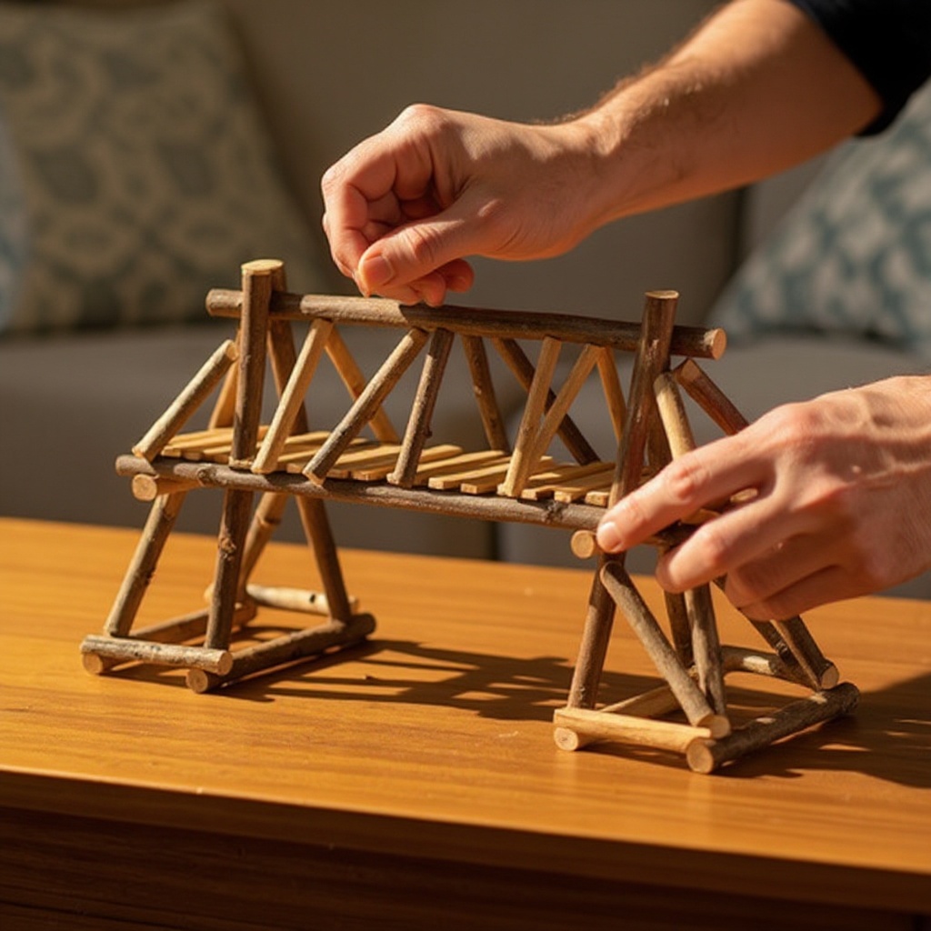 Step 8: Introduce crossbeams to further strengthen the bridge deck and connect the two s