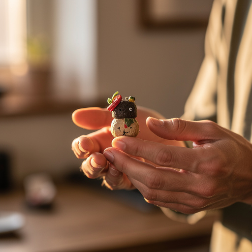 Classic Game Piece Creations held in hand