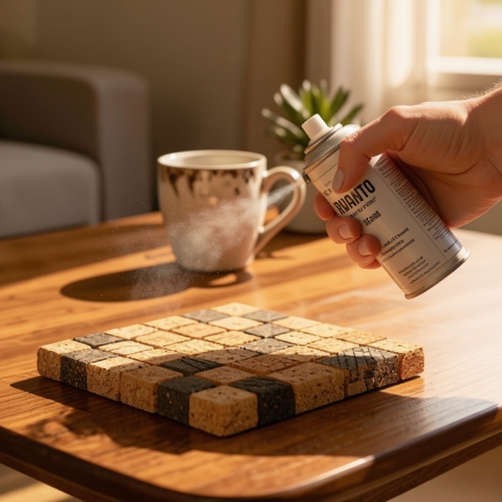 Step 10: If you've used painter's tape, carefully and slowly peel it away while the paint