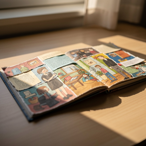 Magazine Scrap Story Collage