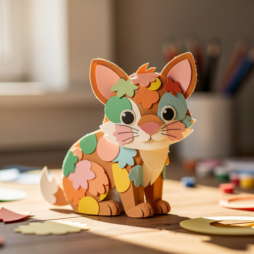 Construction Paper Animal Collages