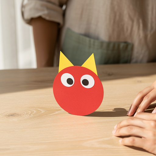 Construction Paper Shape Critters