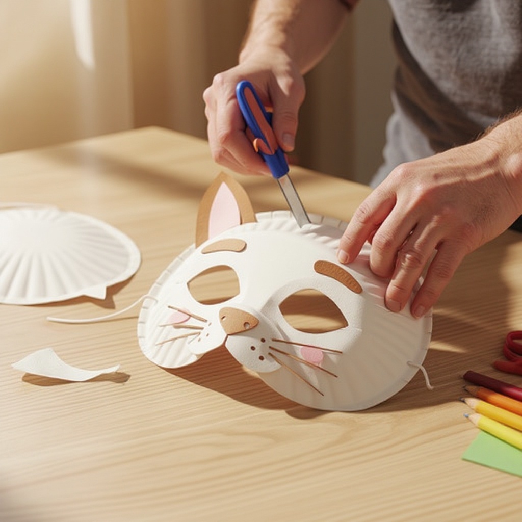 Step 1: Cut three strands of embroidery floss, each about 24 inches long. For thicker br