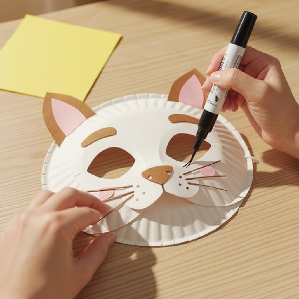 Step 5: Take the leftmost strand and bring it over the middle strand, creating a '4' sha