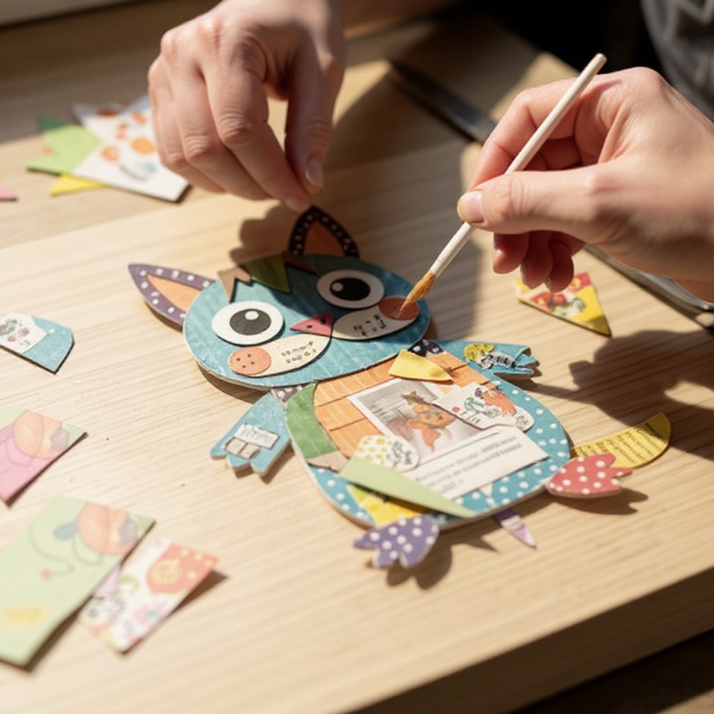 Step 8: Add smaller details like eyes, noses, mouths, antennae, or decorative elements u