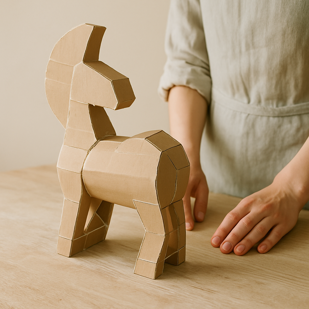 Step 12: Prepare for painting: Ensure all glued parts are completely dry before painting.