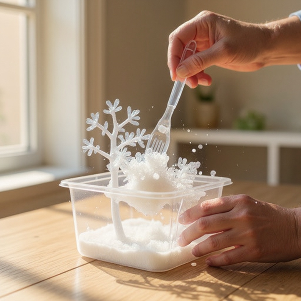 Step 5: Stir the mixture thoroughly with the provided utensil or a spoon until all the p