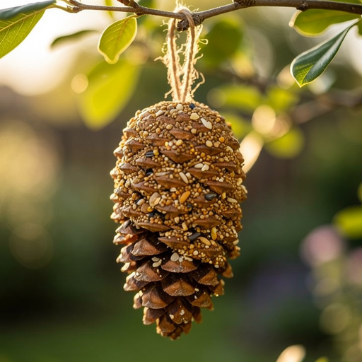 Pinecone Seed Feeder