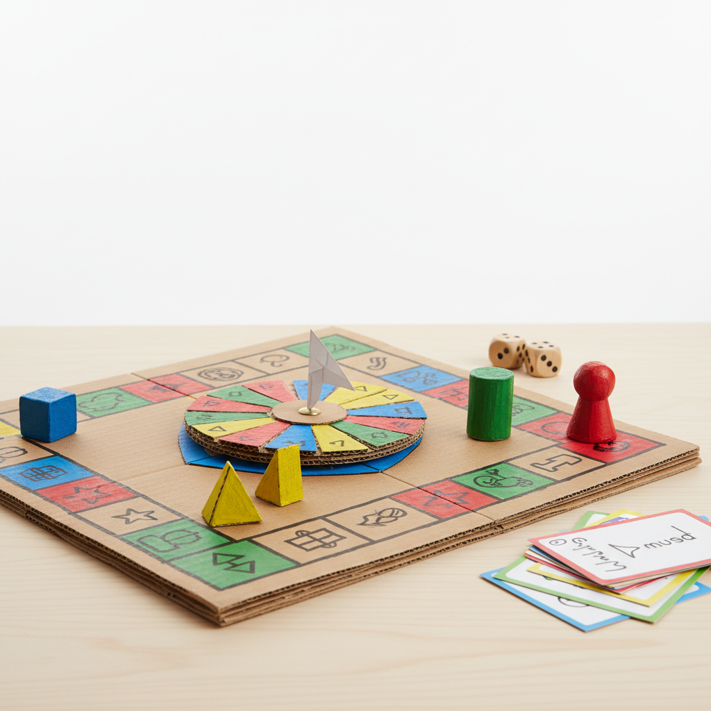 DIY Cardboard Board Games