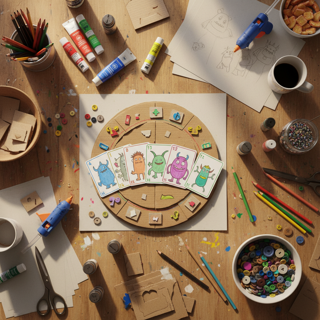 Multiple DIY Card Game crafts from above