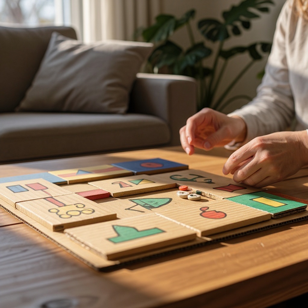 Step 8: Gather your game pieces. These can be anything small and distinct like buttons, 