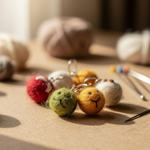 Felted Wool Mini Charms