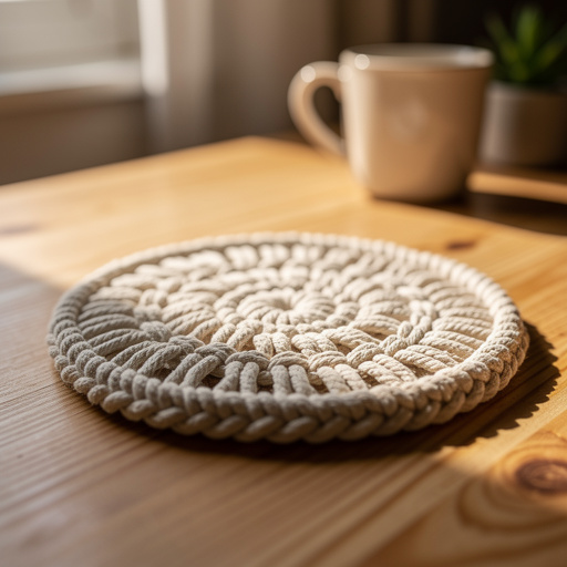 Macrame Cord Coasters