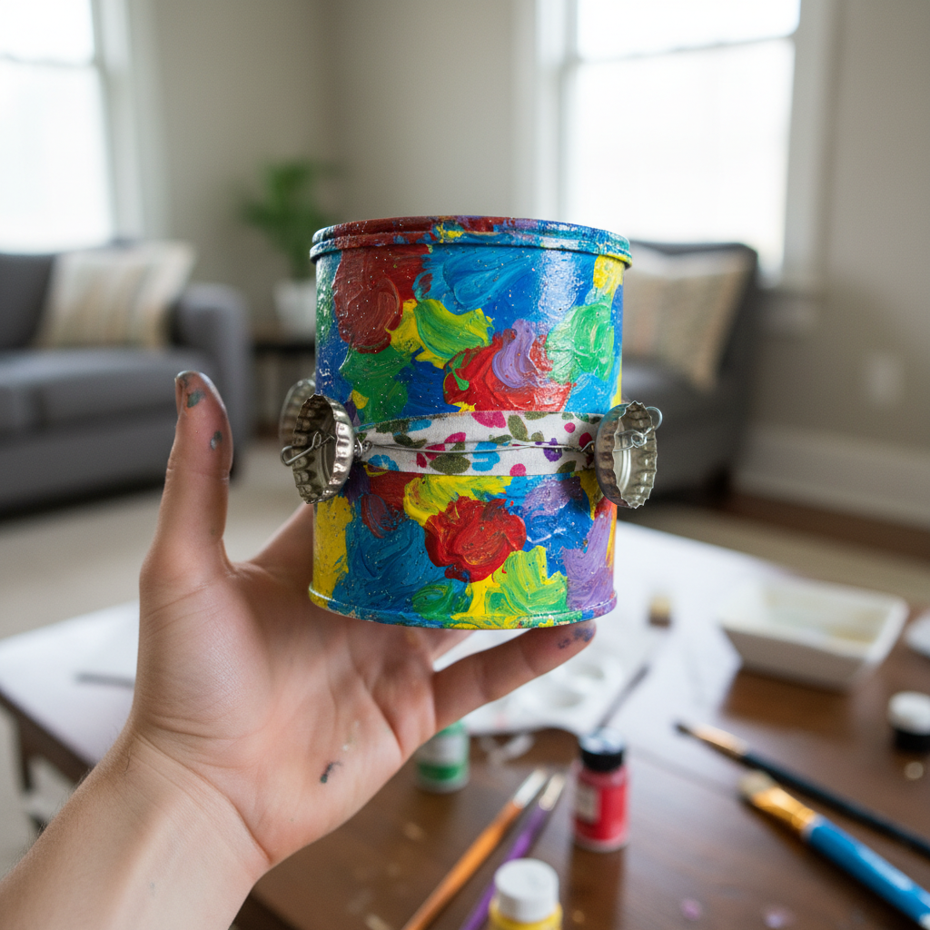 DIY Shakers & Drums held in hand