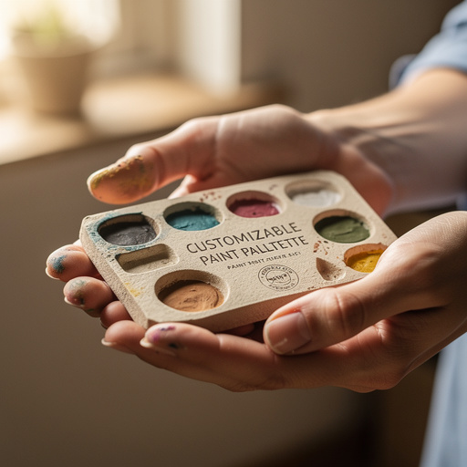 Customizable Paint Palette Kit held in hand