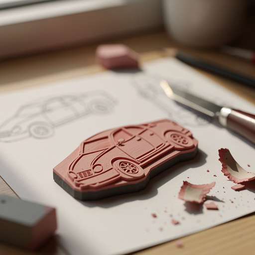 DIY Eraser Carving Stamps
