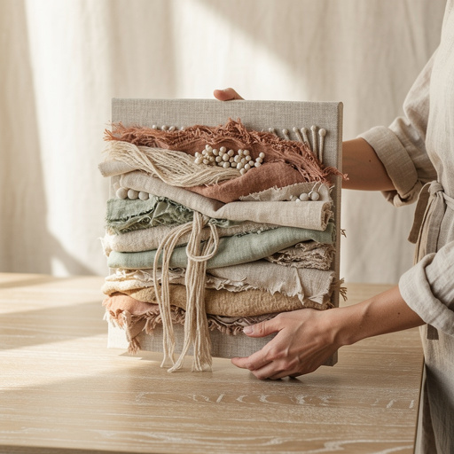 Sculptural Fabric Wall Art