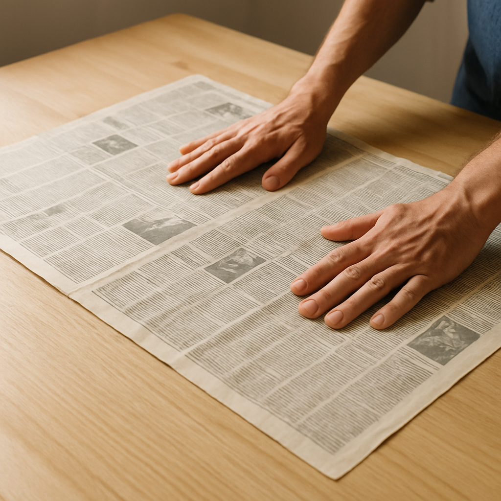 Step 1: **1. Prepare Your Workspace:** Lay down old newspaper or a drop cloth over your 