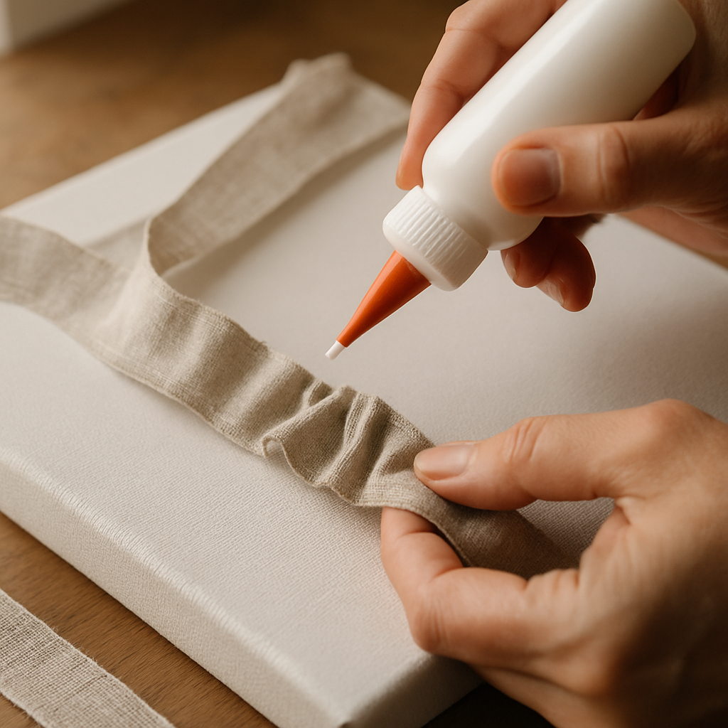 Step 7: **7. Create Sculptural Folds:** For some fabric pieces, instead of laying them f