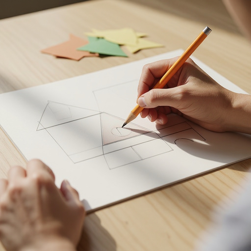 Step 7: Try drawing a triangle. You can make it with three equal sides or with different