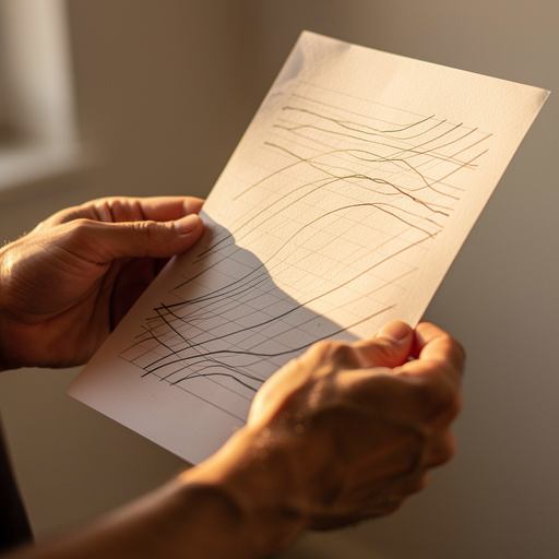 Line Control Drawing Drills held in hand