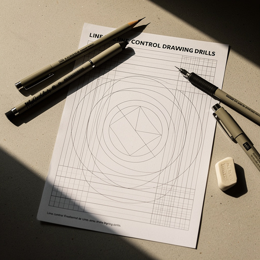 Multiple Line Control Drawing Drills crafts from above
