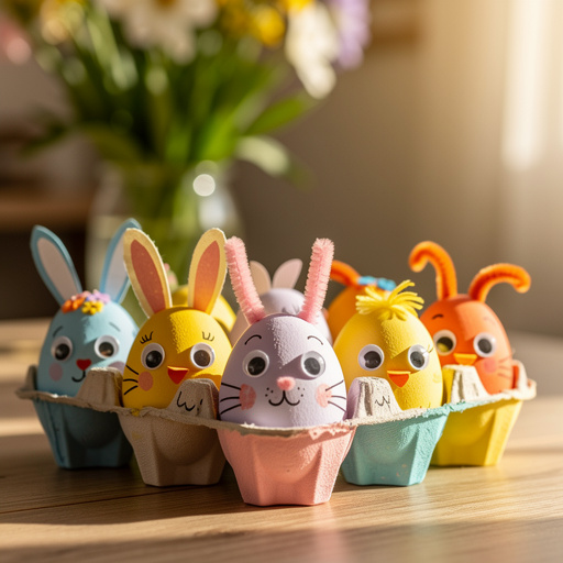 Easter Egg Carton Critters