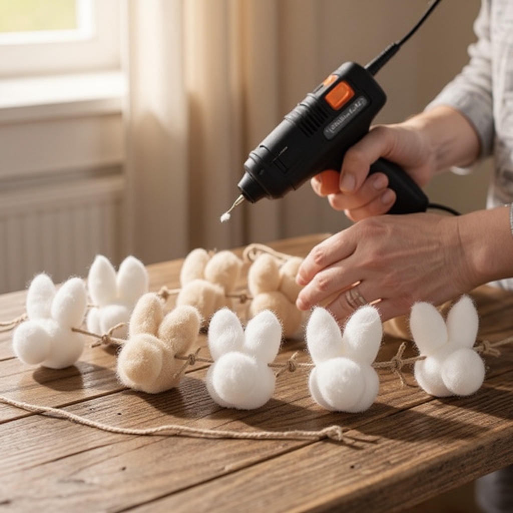 Step 4: **Step 4: Apply Adhesive to the First Cotton Ball.** Take your first cotton ball