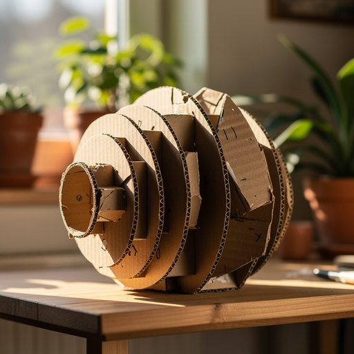 Recycled Cardboard Sculptures