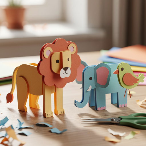 Construction Paper Animals
