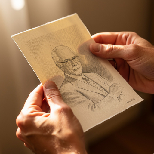 Sketch a Classic Pencil held in hand