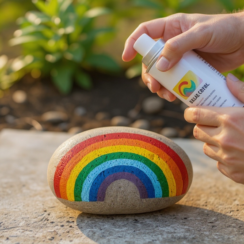 Step 8: Allow the paint to dry completely for at least 30 minutes, or until it is no lon