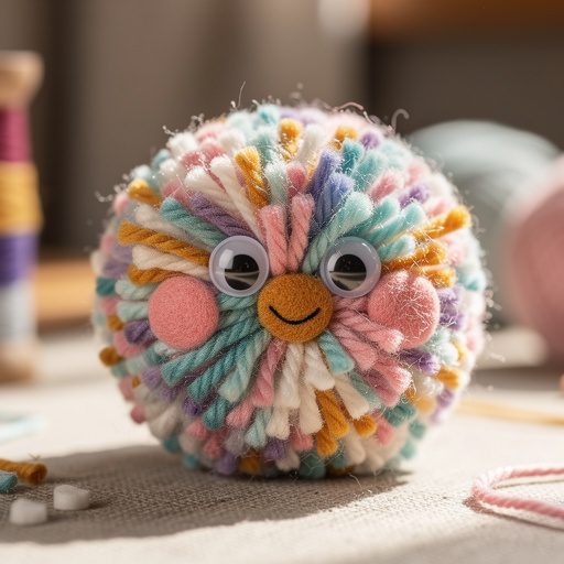 Fluffy Pom Pom Creatures