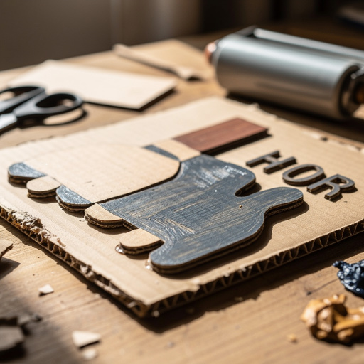 DIY Cardboard Relief Prints