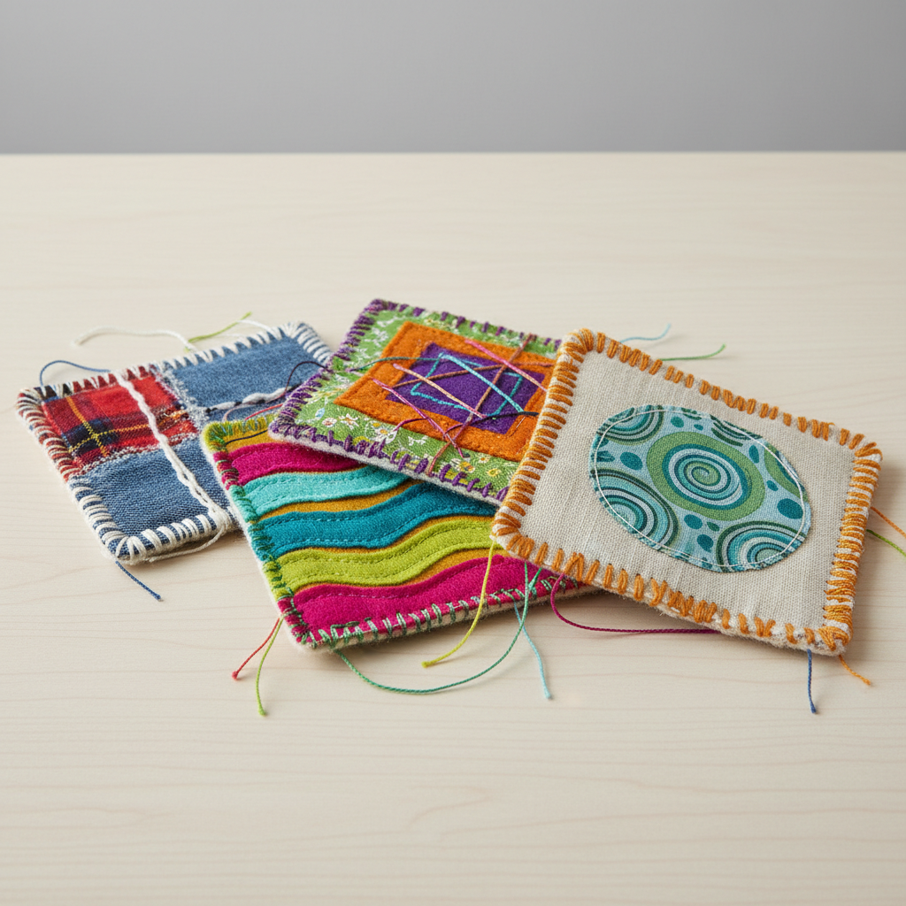 Simple Fabric Coasters