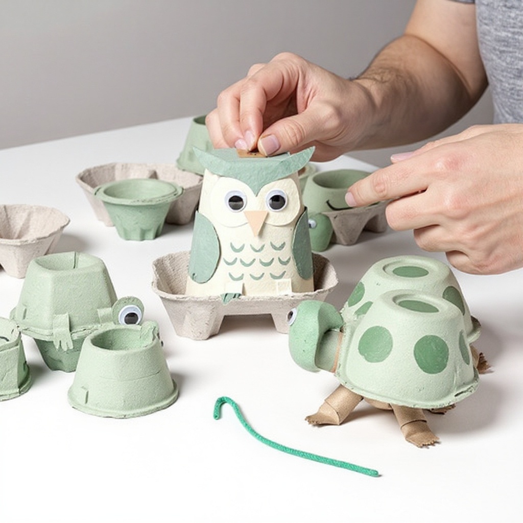 Step 7: Glue on googly eyes, pipe cleaner antennae, or construction paper details. For e